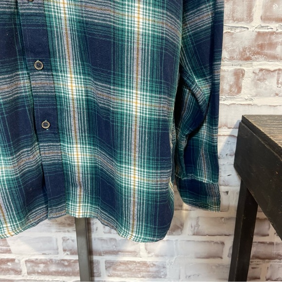 Nickel & iron Men's Green Plaid Shirt XL - Picture 4 of 8